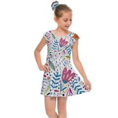 Flowers Kids  Cap Sleeve Dress by nateshop