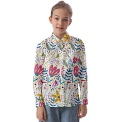 Flowers Kids  Long Sleeve Shirt by nateshop