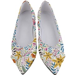 Flowers Women s Bow Heels