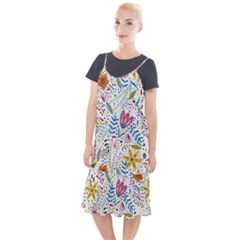 Flowers Camis Fishtail Dress by nateshop