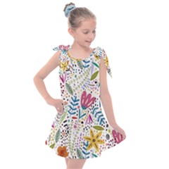 Flowers Kids  Tie Up Tunic Dress by nateshop