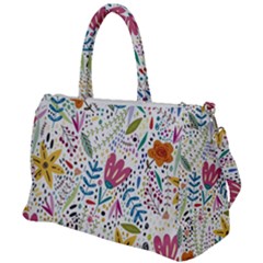 Flowers Duffel Travel Bag