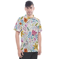 Flowers Men s Polo Tee by nateshop