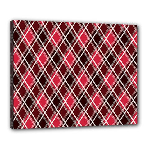 Geometric Canvas 20  X 16  (stretched) by nateshop