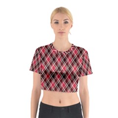 Geometric Cotton Crop Top by nateshop