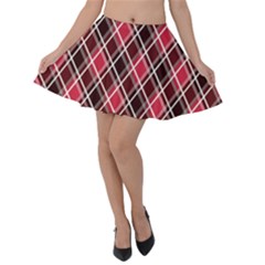 Geometric Velvet Skater Skirt by nateshop