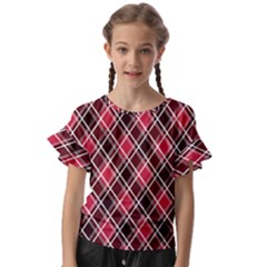 Geometric Kids  Cut Out Flutter Sleeves by nateshop