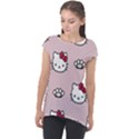 Hello Kitty Cap Sleeve High Low Top View1