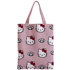 Hello Kitty Zipper Classic Tote Bag by nateshop