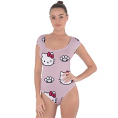 Hello Kitty Short Sleeve Leotard  by nateshop