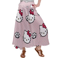 Hello Kitty Satin Palazzo Pants by nateshop