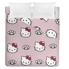 Hello Kitty Duvet Cover Double Side (queen Size) by nateshop