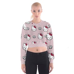 Hello Kitty Cropped Sweatshirt by nateshop