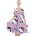 Hello Kitty Quarter Sleeve A-Line Dress View1