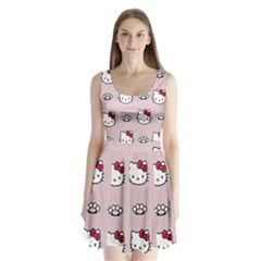 Hello Kitty Split Back Mini Dress  by nateshop