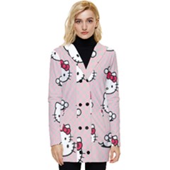 Hello Kitty Button Up Hooded Coat  by nateshop