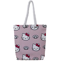 Hello Kitty Full Print Rope Handle Tote (small) by nateshop