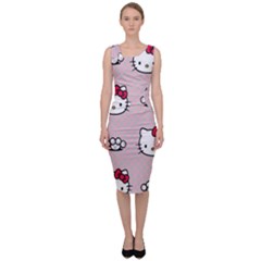 Hello Kitty Sleeveless Pencil Dress by nateshop