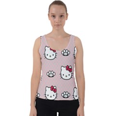 Hello Kitty Velvet Tank Top by nateshop