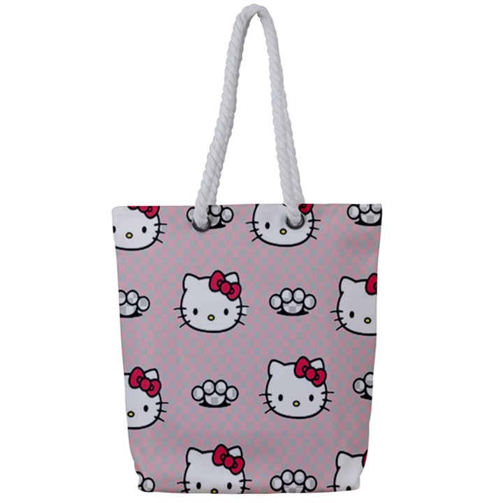 Hello Kitty Full Print Rope Handle Tote (Small)