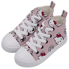 Hello Kitty Kids  Mid-top Canvas Sneakers by nateshop