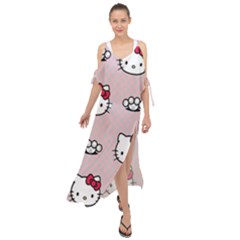 Hello Kitty Maxi Chiffon Cover Up Dress by nateshop