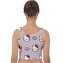 Hello Kitty Velvet Crop Top View2