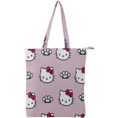 Hello Kitty Double Zip Up Tote Bag by nateshop