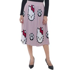 Hello Kitty Classic Velour Midi Skirt  by nateshop