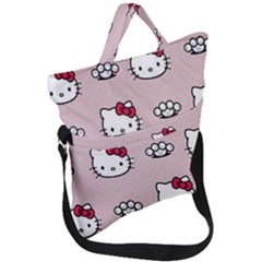 Hello Kitty Fold Over Handle Tote Bag by nateshop