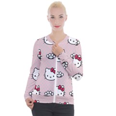 Hello Kitty Casual Zip Up Jacket by nateshop