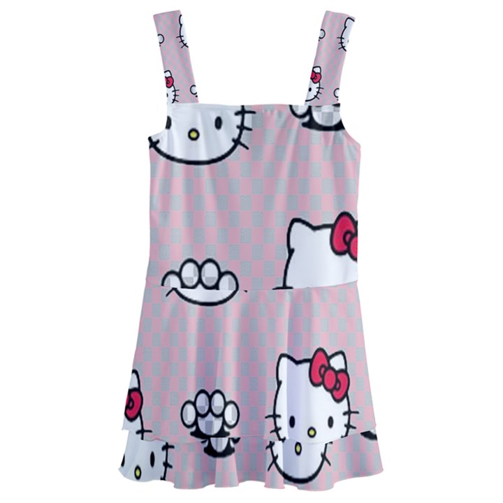 Hello Kitty Kids  Layered Skirt Swimsuit