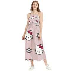 Hello Kitty Boho Sleeveless Summer Dress by nateshop