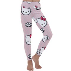 Hello Kitty Kids  Lightweight Velour Classic Yoga Leggings by nateshop