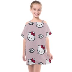 Hello Kitty Kids  One Piece Chiffon Dress by nateshop