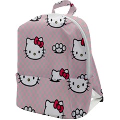 Hello Kitty Zip Up Backpack by nateshop