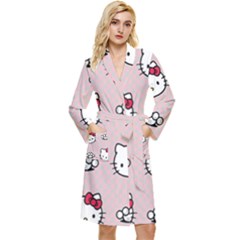 Hello Kitty Long Sleeve Velour Robe by nateshop