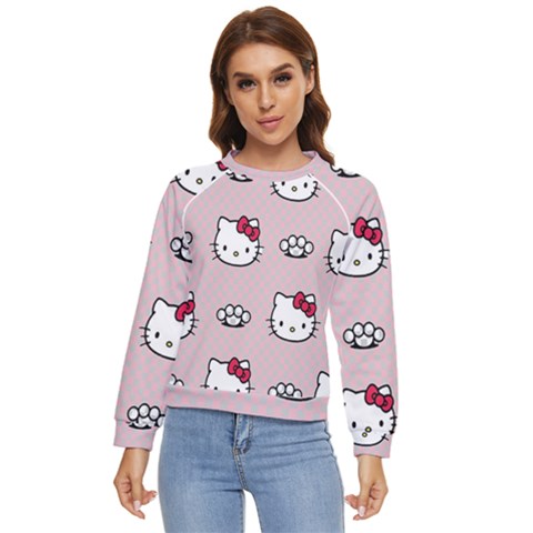 Hello Kitty Women s Long Sleeve Raglan Tee by nateshop