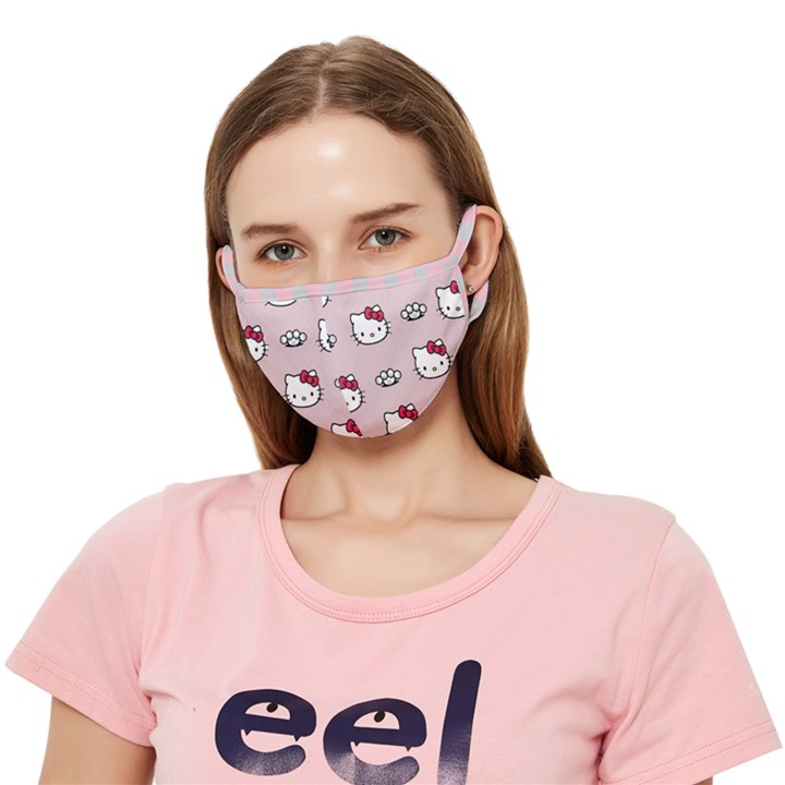 Hello Kitty Crease Cloth Face Mask (Adult)