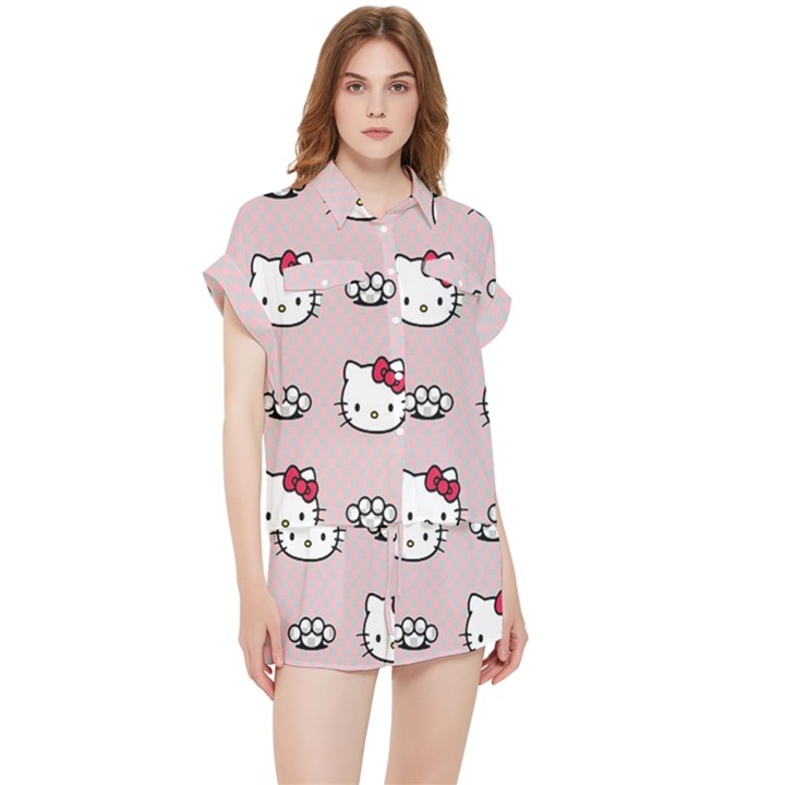 Hello Kitty Chiffon Lounge Set