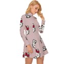 Hello Kitty Long Sleeve Velour Longline Dress View3