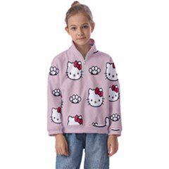 Hello Kitty Kids  Half Zip Hoodie by nateshop