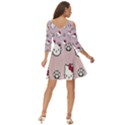 Hello Kitty Shoulder Cut Out Zip Up Dress View4