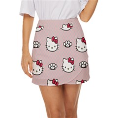 Hello Kitty Mini Front Wrap Skirt by nateshop