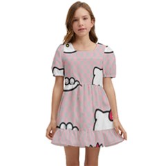 Hello Kitty Kids  Short Sleeve Dolly Dress by nateshop