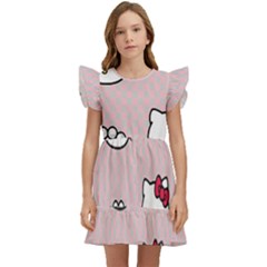 Hello Kitty Kids  Winged Sleeve Dress by nateshop