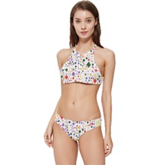 Illustration Banded Triangle Bikini Set by nateshop