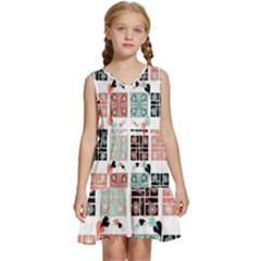 Mint Kids  Sleeveless Tiered Mini Dress by nateshop