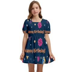 Party-hat Kids  Short Sleeve Dolly Dress by nateshop