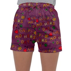 Seamless,happy Mothers Day Sleepwear Shorts